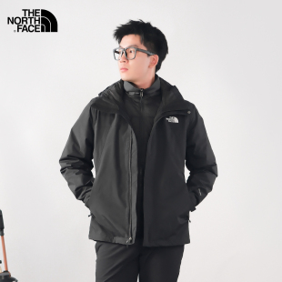 25秋冬TheNorthFace北面男户外防水鹅绒内胆保暖三合一冲锋衣81QS