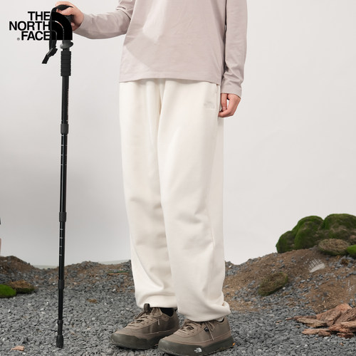 北面女子休闲宽松透气束脚长裤