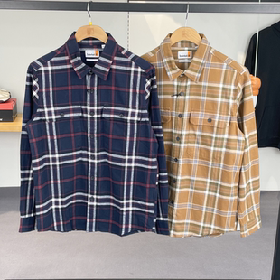 24秋冬新款 A44H5 格子外套 Timberland添柏嵐襯衣戶外休閑透氣男士