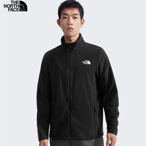 北面户外防风保暖抓绒衣外套男士