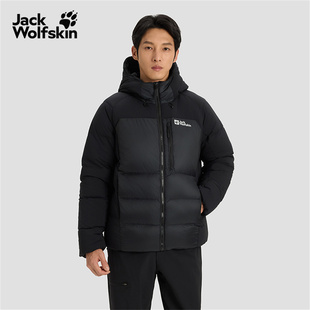 25秋冬新款 600蓬连帽鹅绒羽绒服A65361 JackWolfskin狼爪户外男士