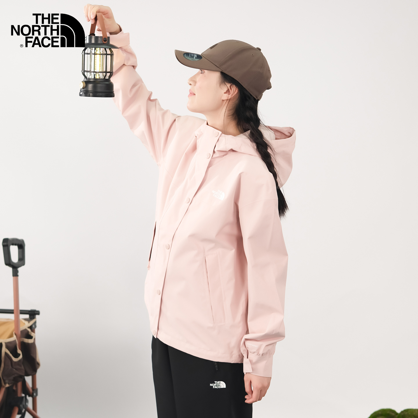 2025秋季新款TheNorthFace北面女户外防风防水外套硬壳冲锋衣8GKJ
