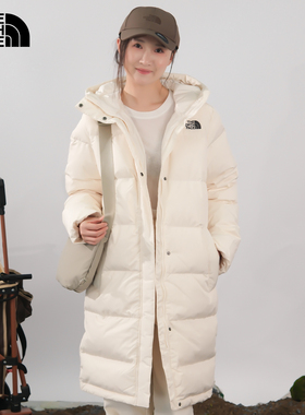 25秋冬TheNorthFace北面女羽绒服户外防泼700蓬鹅绒长款外套81SA