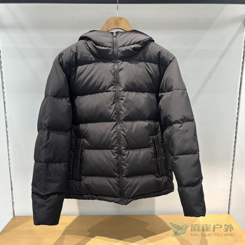北面男600蓬鹅绒连帽羽绒服