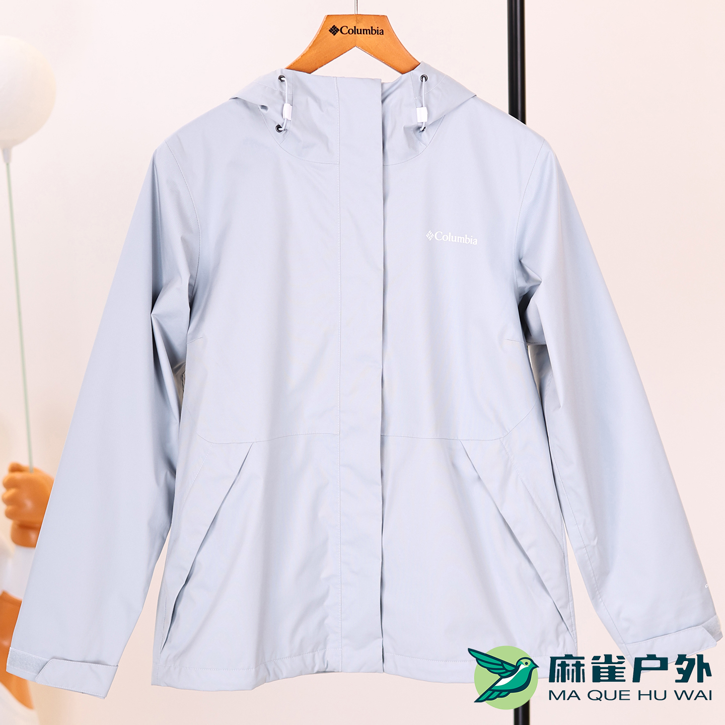 哥伦比亚户外女士防水冲锋衣外套