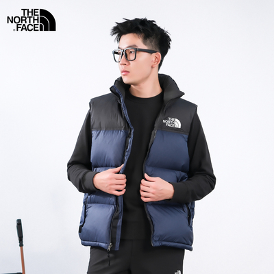 北面户外美版1996羽绒马甲男女