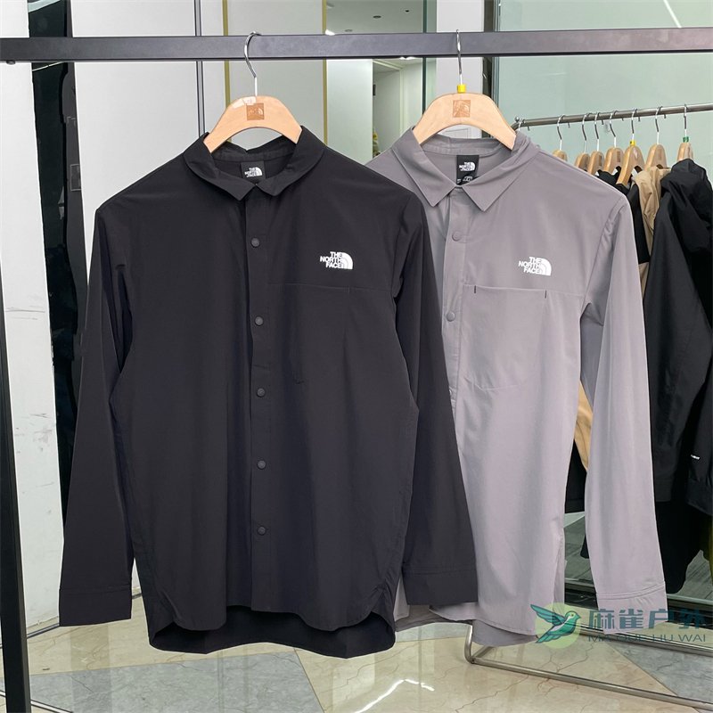 25春夏新款TheNorthFace北面户外休闲衬衣透气长袖衬衫男士|4NCQ
