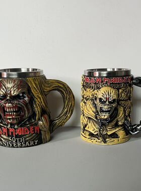 新品Iron Maiden 50th Anniversary铁娘子乐队50周年纪念3D马克杯