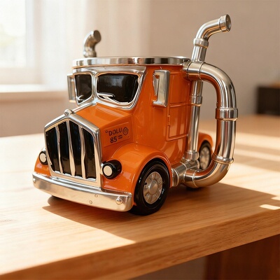 跨境 新品Semi-Truck Coffee Mugs手工家居半挂卡车咖啡杯马克杯