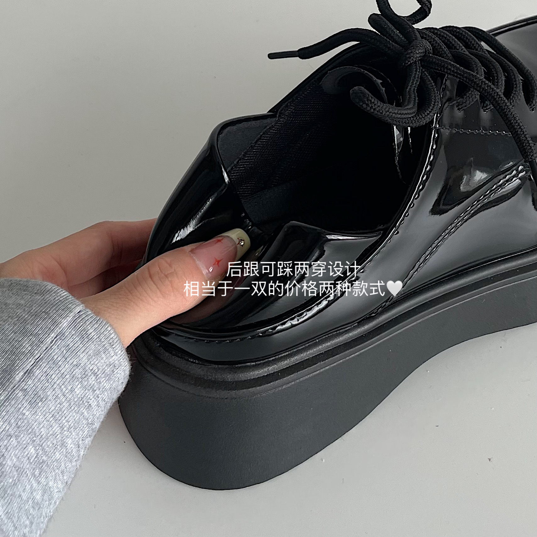 单鞋韩版ins英伦风小皮鞋