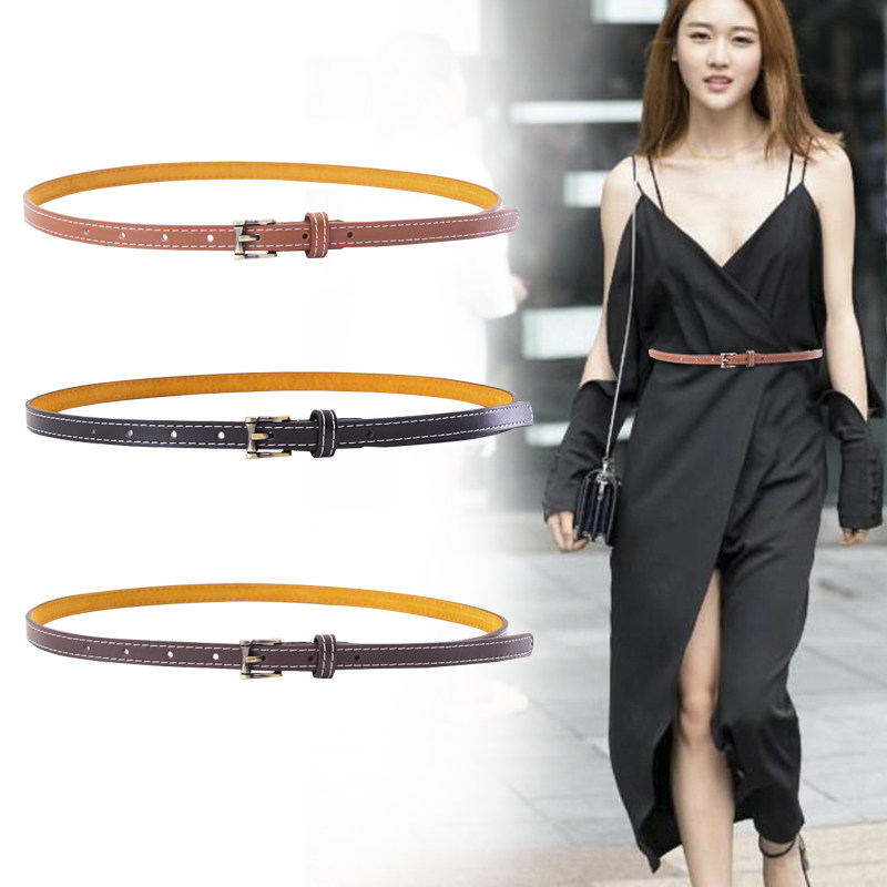 简约韩国百搭皮带女学生装饰ins腰带牛仔裤带配裙子西装连衣裙细,服饰配件/皮带/帽子/围巾,腰带/皮带/腰链,淘宝优惠券,粉丝福利购,淘宝优惠卷