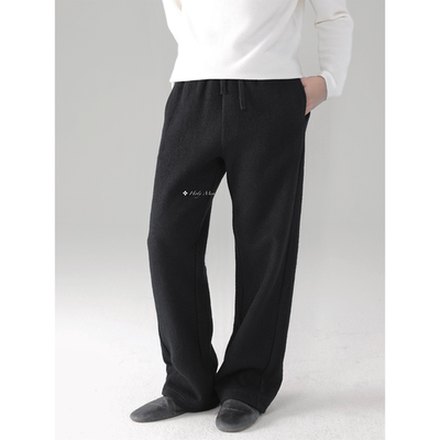 HolyMen羊毛秋冬直筒休闲卫裤
