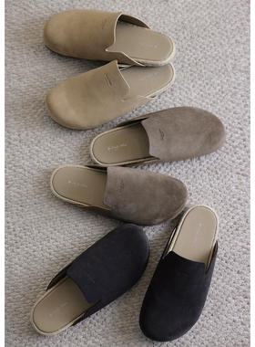 HolyMen | 25SS西班牙进口CB小牛皮亚麻编织三色勃肯穆勒鞋半拖