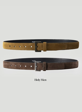 HolyMen | 西班牙进口混种小羊皮复古老钱百搭皮带腰带男