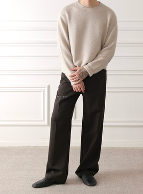 HolyMen |  3D打印内里鹅绒休闲保暖加厚三防纯羊毛西裤