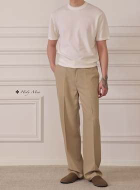 HolyMen | 25SS日产Nikke“水羊毛”高支超垂休闲西裤