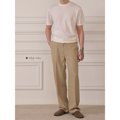 HolyMen日产纯羊毛休闲西裤