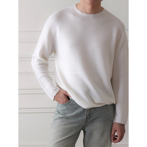 HolyMen美丽诺纯羊毛打底毛衣男