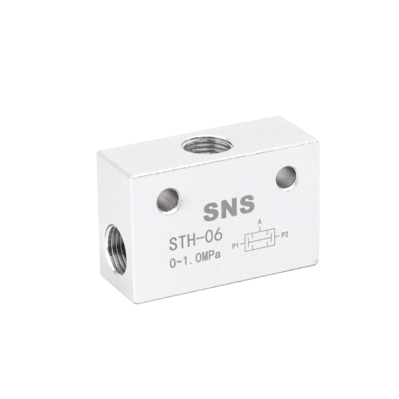 sns神驰双压阀重压阀气动控制阀气控阀STH-06双压阀1分牙新品