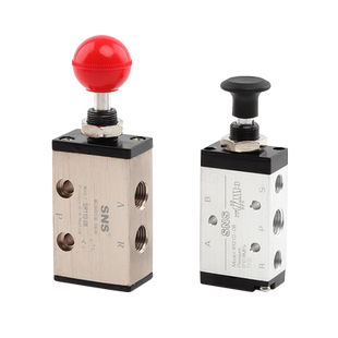 SNS神驰气动开关控制阀手动阀手拉阀机械阀 二位五通4R/SR210-08