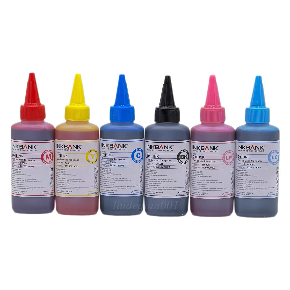 包邮百度西E850连供染料墨水兼容爱普生R270 290 1390打印机100ml