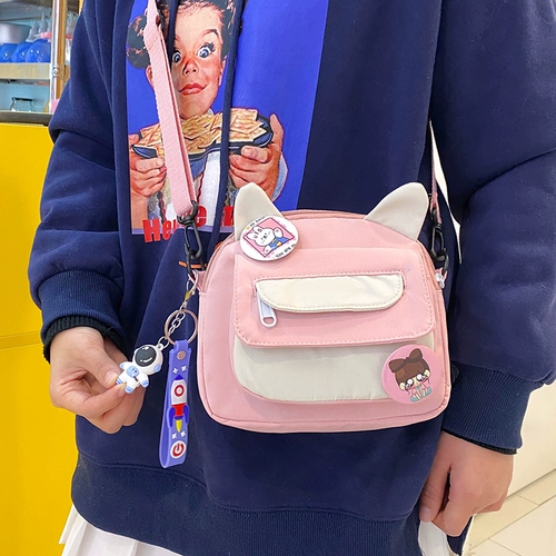 Милая небольшая сумка, японская свежая универсальная брендовая сумка через плечо, в корейском стиле, коллекция 2022