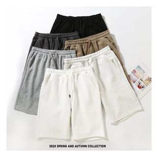 华棉百搭运动宽松短裤 休闲五分裤 短裤