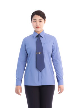 新款JCY检制服蓝色长袖衬衫白色衬衣春秋裤西裤工作服厂家直销