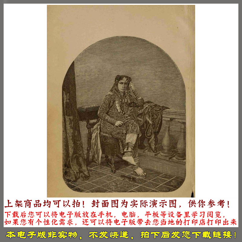 1888年 阿拉伯公主艾米丽鲁伊特回忆自传 商务/设计服务 诗词定制 原图主图