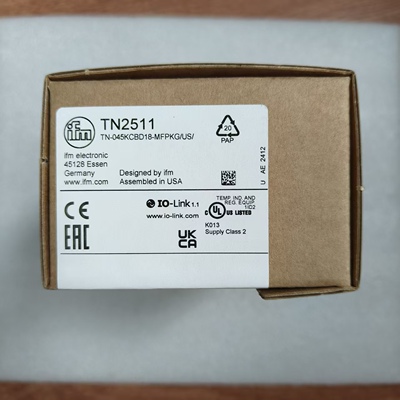 德国易福门IFM温度传感器TN2511，型号TN-045KCBD18-MFPKG/US，