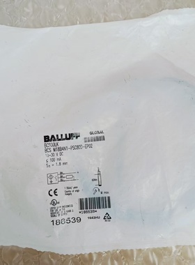BALLUFF巴鲁夫接近开关BCS00LK，型号BCS M18B4N1-PSC80D-EP02