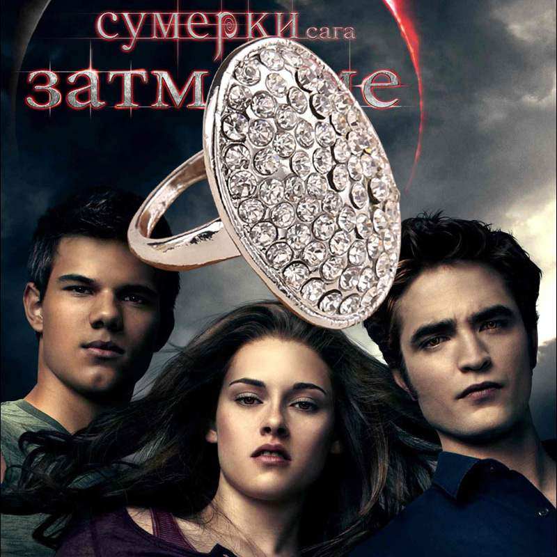 跨境wish热销配饰 欧美电影周边饰品 暮光之城贝拉同款复古戒指