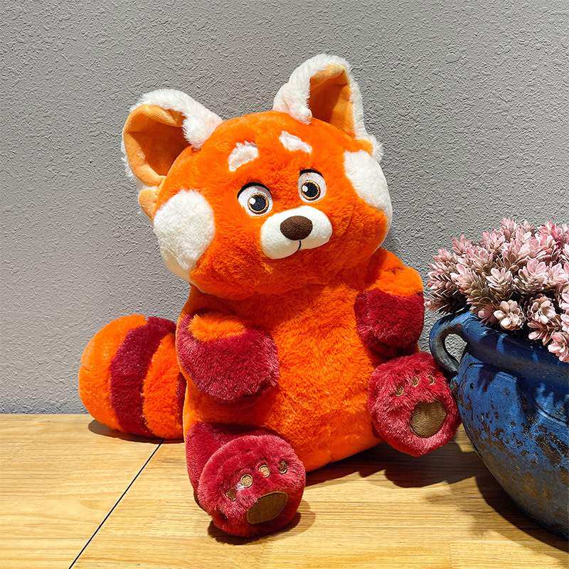 青春变形记小熊浣熊毛绒玩具公仔动漫外贸跨境网红儿童礼物布艺