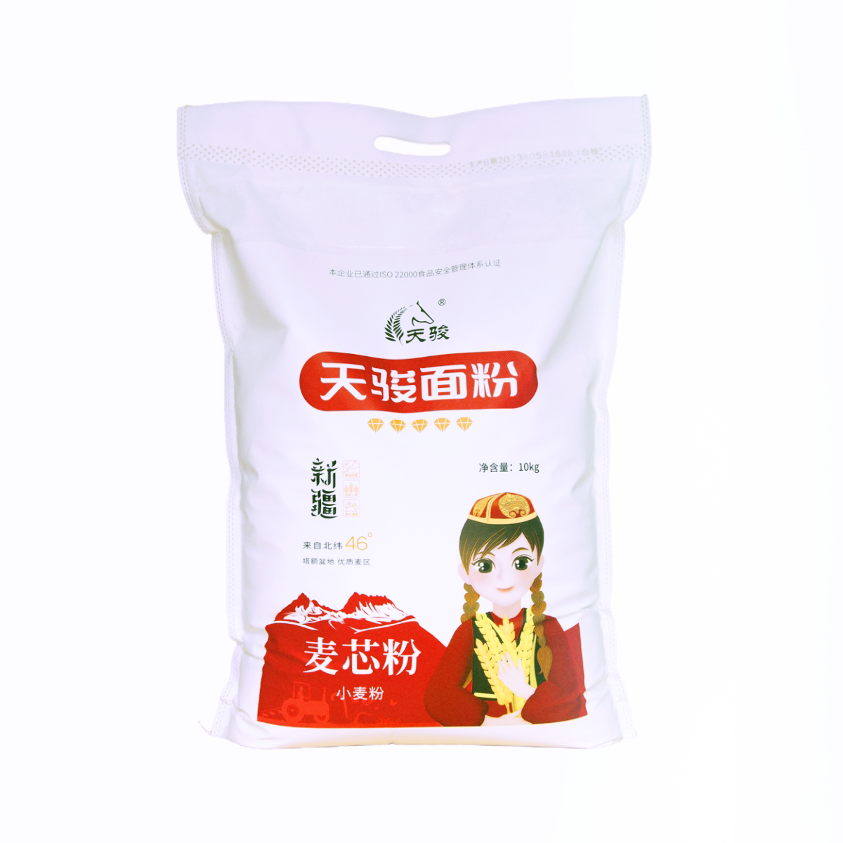 10kg新疆天骏面粉正品优质面粉图片