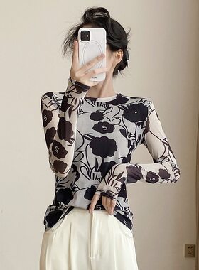 长袖公主风网纱新款欧货时尚