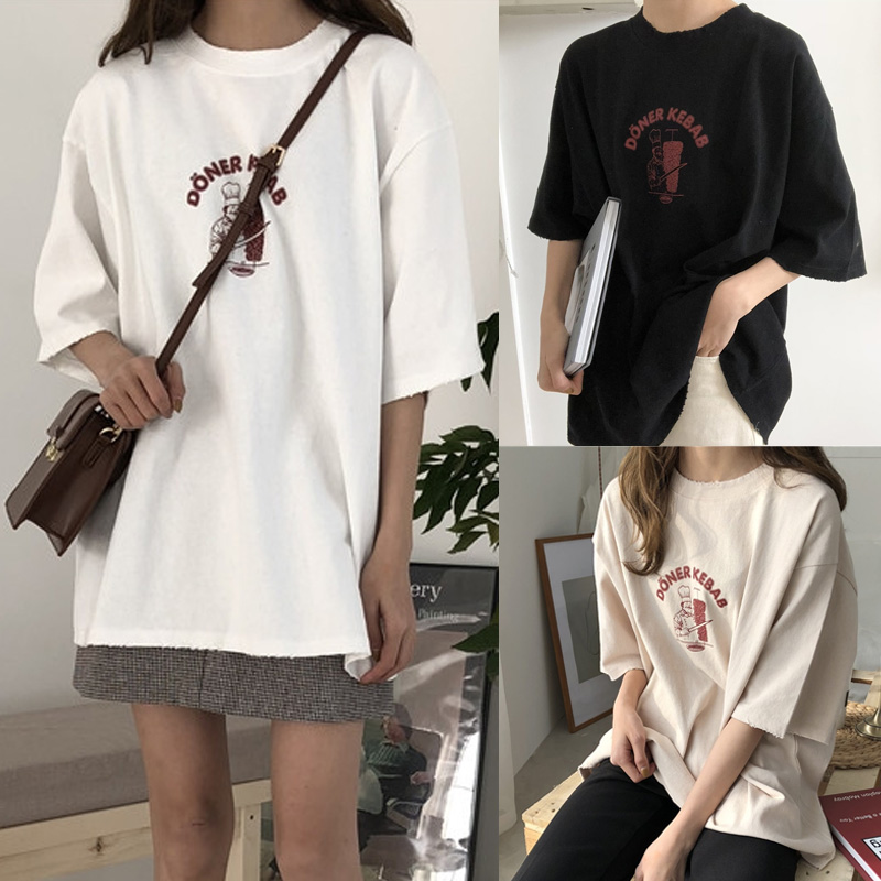 ¼Ó·Ê¼Ó´óÂëÅ®×°¶ÌÐäTÐôÏÄ×°º«°æ200½ïÅÖMM³¬´óºÅ¿íËÉÏÔÊݰëÐäÉÏÒÂ