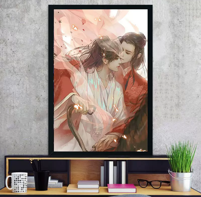 十字绣古风2024新款客厅卧室钻石画5d满钻手工贴钻动漫人物山河令