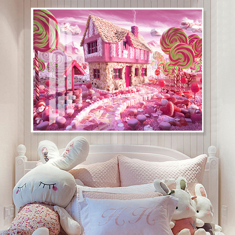 美丽糖果小屋2025新款钻石画