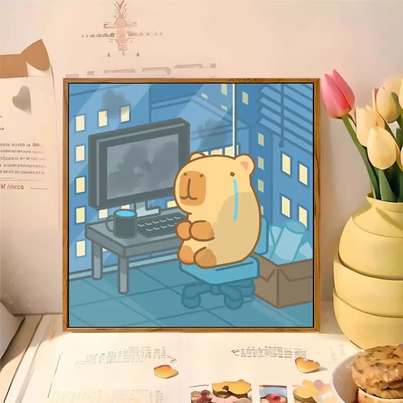 好看卡比巴拉2025新款diy钻石画