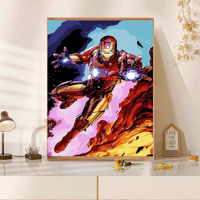 钢铁侠2025新款diy钻石画