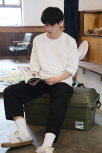 改良版 休闲西裤 爽滑利落 壹番ICHIBAN 长裤 薄款 宽松9分裤 男 夏季