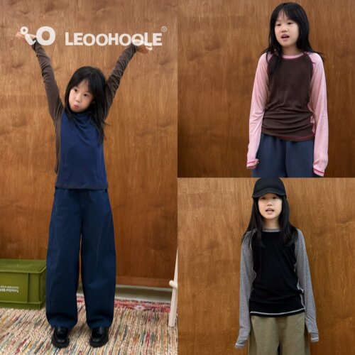 LEOOHOOLE | 哦哦乐 恒温四季可机洗美利奴天丝羊毛撞色T恤打底衫