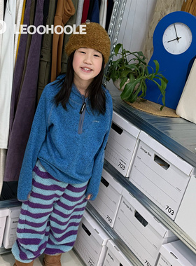 LEOOHOOLE | 哦哦乐锁温蓄热雪花色抗静电针织摇粒绒连帽运动卫衣