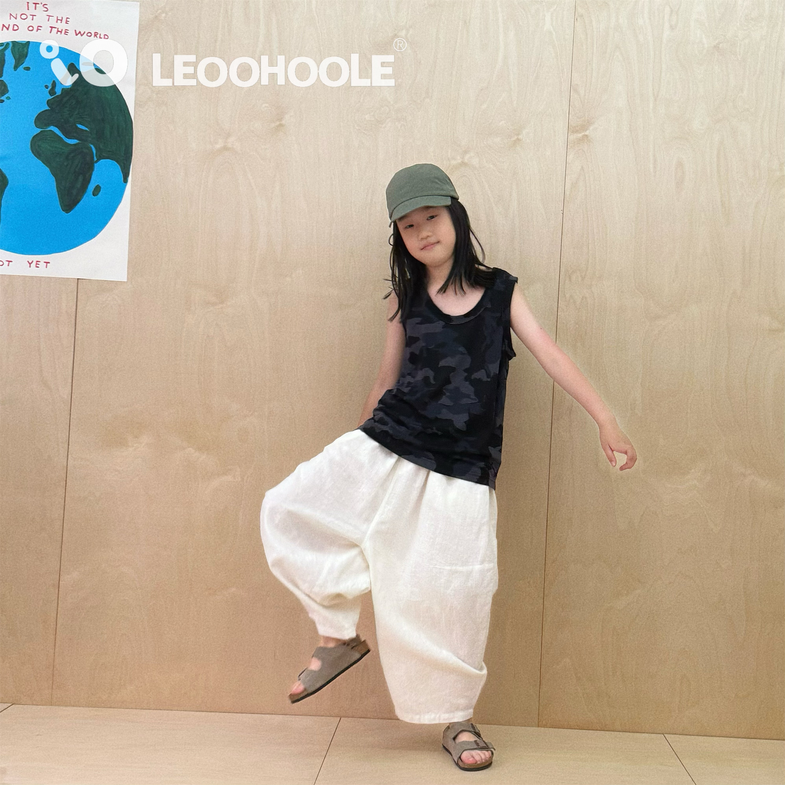 LEOOHOOLE | 哦哦乐 限定高品质 抑菌防晒汉麻清爽日式气球裤