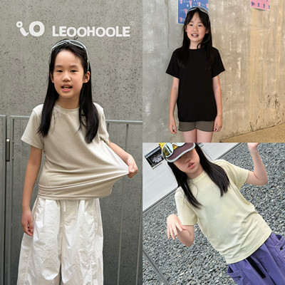 LEOOHOOLE | 哦哦乐 软糯糯叽叽亲肤羊毛短袖T恤亲子儿童值得拥有