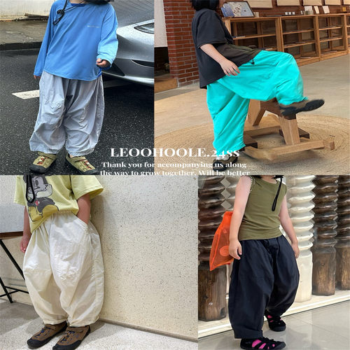 LEOOHOOLE | 哦哦乐 裤型赞松垮痞帅 凉感轻薄防晒机能哈伦裤