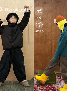 LEOOHOOLE | 哦哦乐  日式复古质感灯芯绒气球裤