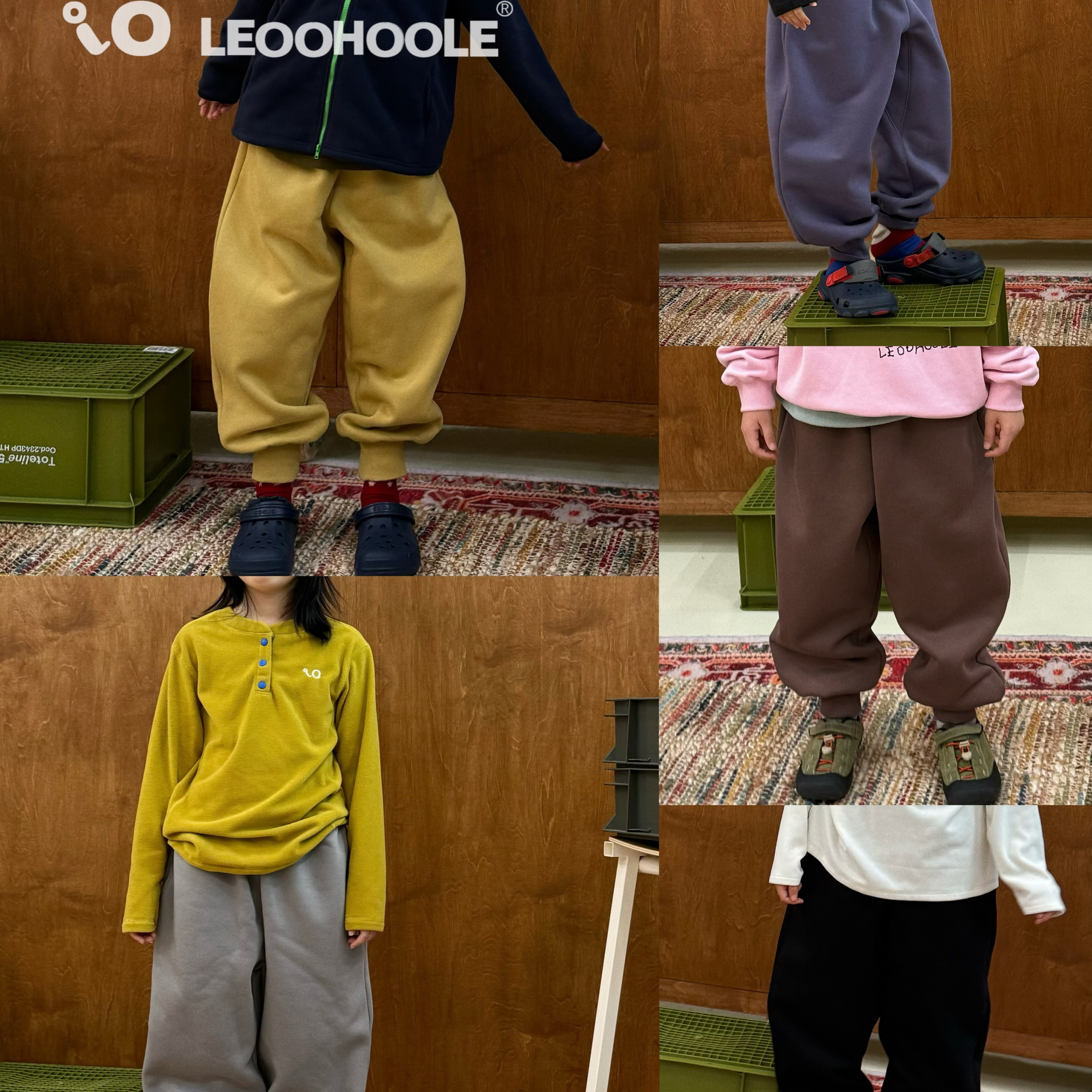 LEOOHOOLE | 哦哦乐5A抗菌远红外加绒抗静电2025冬上学神裤运动裤