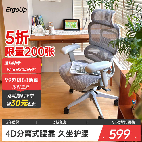 有谱V1人体工学电脑椅护腰