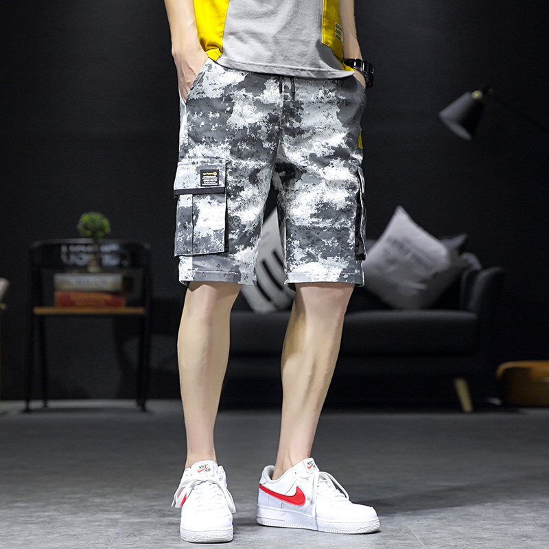 迷彩短裤子男夏季大码工装短裤潮户外休闲宽松中裤薄夏天五分裤男|ruв категории Мужская одежда, брюки - от Buy2taobao.com для оказания профессиональной услуги покупки агента Taobao